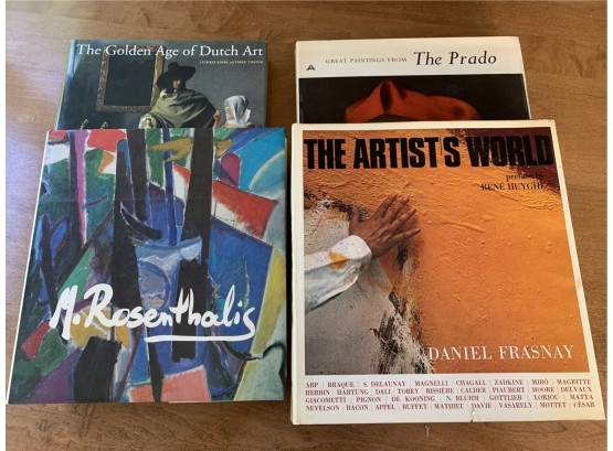 Group Of Four Large Coffee Table Art Books