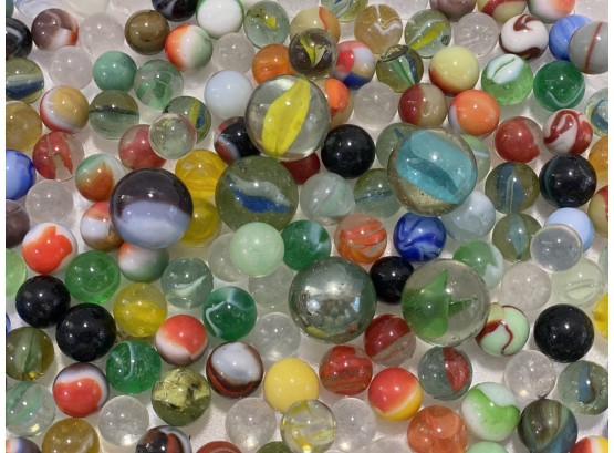 Collection Of Assorted Marbles