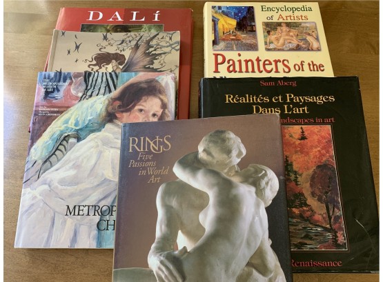 Group Of 6 Coffee Table Art Books