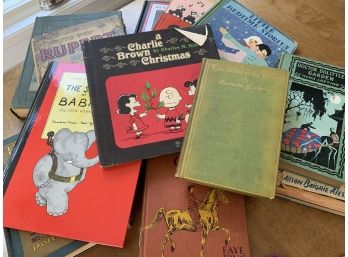 Group Of Antique And Vintage Children's Books