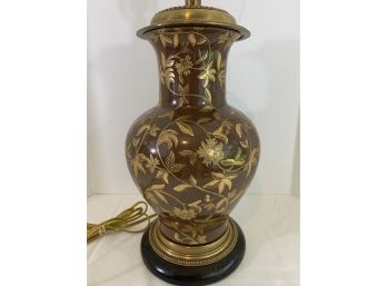 Frederick Cooper Brass & Porcelain Lamp