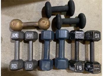 Group Of Assorted Weights