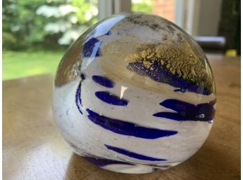 Jean Claude Novaro Signed Paperweight