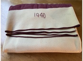 1940 US Army MD Wool Blanket
