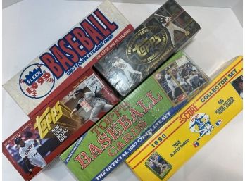Baseball Cards, 5 Boxes Factory Sealed