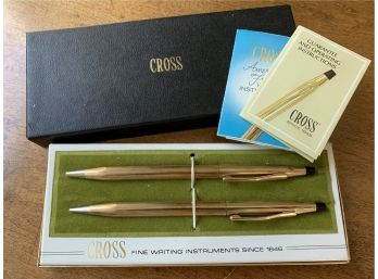 Cross Pen And Pencil Set - Working