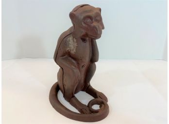 Decorative Patinated Monkey Form Still Bank