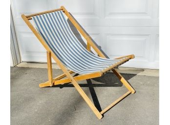 Vintage Adjustable Cabana Lounge Chair