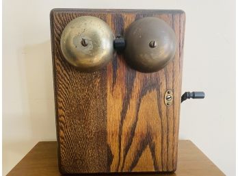 Vintage Crank Phone Box