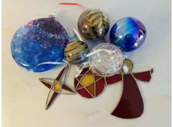 Collection Of Glass Ornaments