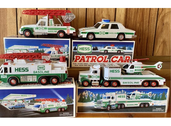 Lot Of 4 Hess Vehicles: 1993, 1994, 1995, 1996 Stored In Original Boxes
