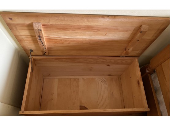 Pine Storage-Toy Chest 29 In. X 17 In. X 13 In. Depth - Super Clean Condition