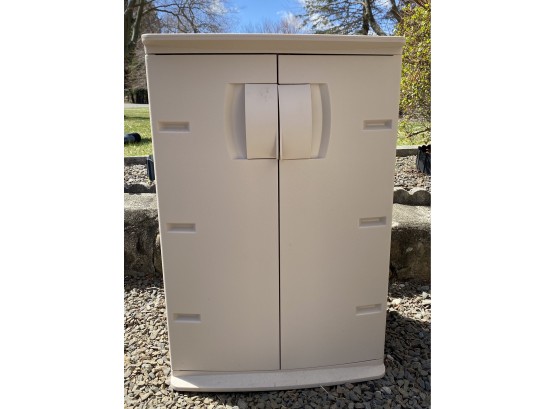 Rubbermaid 2 Shelf 35 Lb. Weight Base Utility Cabinet 2 Ft. X 17 In. Depth X 36 In. Height CLEAN