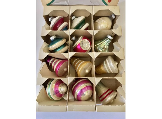 Shiny Brite Full Box Of Glass Christmas Ornaments #2156 ( See Description)