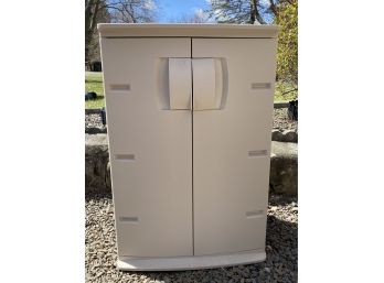 Rubbermaid 2 Shelf 35 Lb. Weight Base Utility Cabinet 2 Ft. X 17 In. Depth X 36 In. Height CLEAN