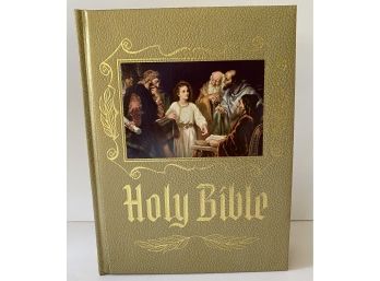 1974-1975 Edition Large 12 In. X 9 In. Thick Roman Catholic Bible