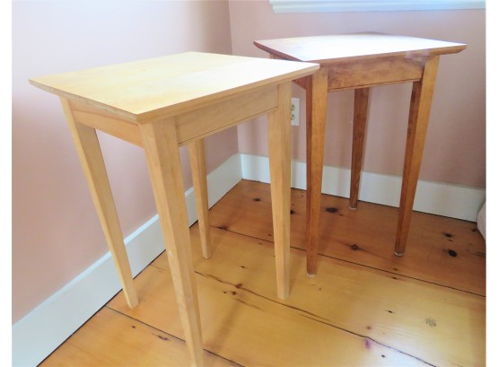 2 Shaker Style Side Tables
