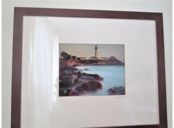 Erik Durfey Pigeon Point California Lighthouse Framed Photograph
