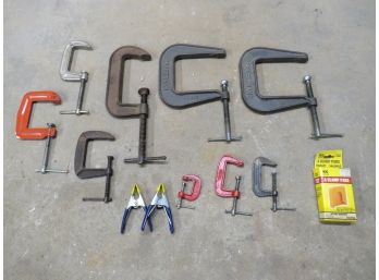 Lot Of Vintage Clamp Tools