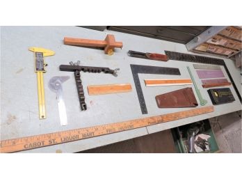 Vintage Measuring Rulers, Tools & Squares