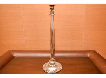 Tall Silver-plated Candlestick Holder