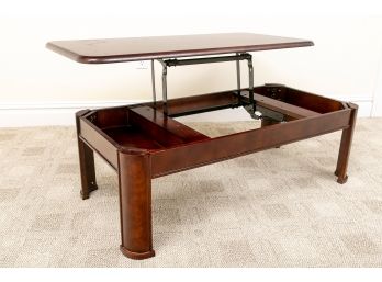 Cocktail Table With Extendable Top And Storage