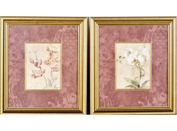 Pair Of Decorative Blum Floral Prints