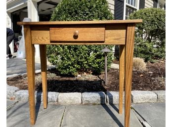 Shaker Style Side Table With Single Drawer