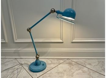 Blue Pottery Barn Teen Hi-Light Task Lamp