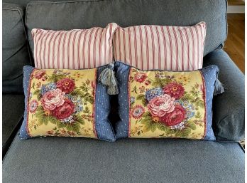 Custom Made & Pottery Barn Throw Pillows