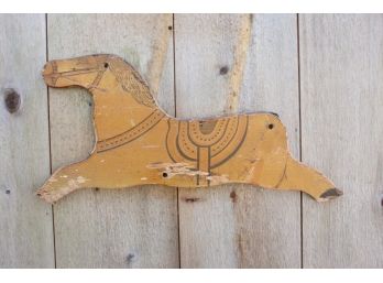 Interesting Vintage  Wooden Horse