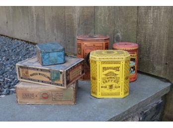 Vintage Tins & Cigar Boxes
