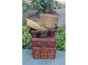 Great Collection Of Baskets Including Longaberger