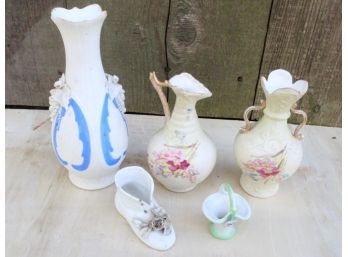 Assortment Of Vintage Ceramic & Porcelain Vases