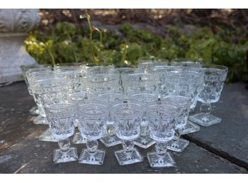 Collection Of Cut Crystal Glasses