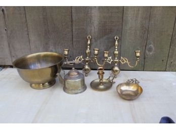 Collection Of Brass & Metal Vessels