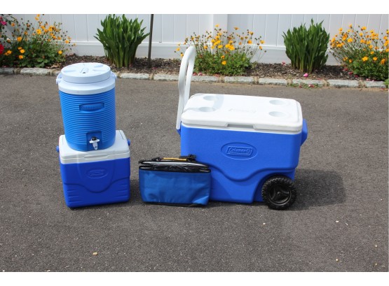 Coleman And Rubbermaid Coolers