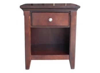 Single Drawer Wooden End Table/ Night Stand