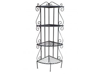 Cast Iron French Country Corner Shelving