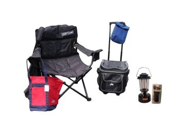 Craftsman Fold Out Chair With Carry Bag, Olivet Rolling Cooler, Coleman 5355 Fluorescent Lantern And More!