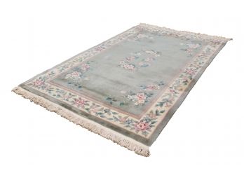 Large Good Quality Chinese Wool Handwoven Rug (8' 9' X 5' 5')