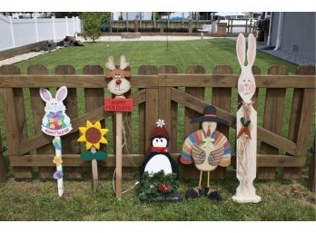 Collection Of Occasional Lawn Ornaments