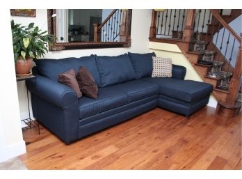 May Furniture Modern Two Piece L-shaped Sectional Sofa With Chaise