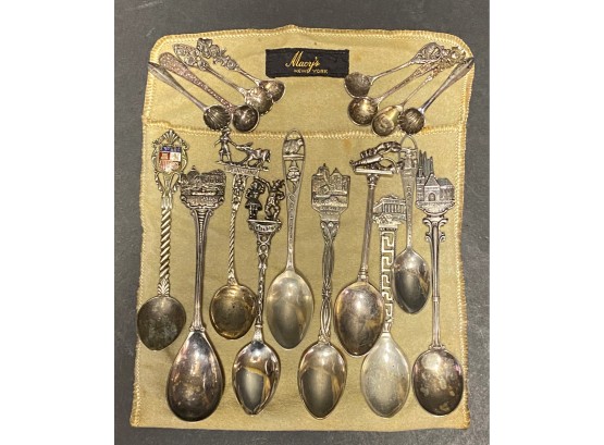 Vintage Collectible Silver-Plate Spoons