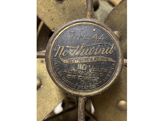 Attention Collectors: Antique Northwind Type 44 Desk Fan!