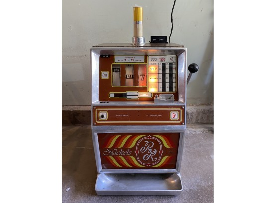 Vintage Jennings Nickel Slot Machine