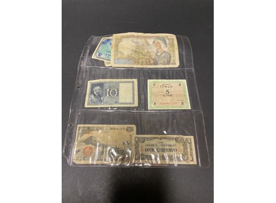 1940s Issue, International Paper Currency