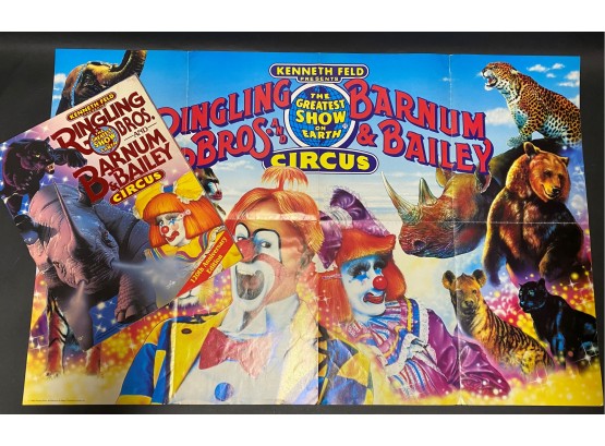 1990 Circus Poster & Program, 120th Anniversary Edition