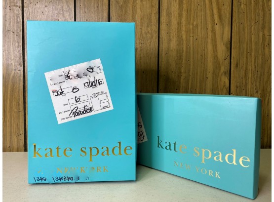 Kate Spade Champagne Flutes & Cake Server, NIB