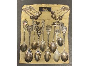 Vintage Collectible Silver-Plate Spoons